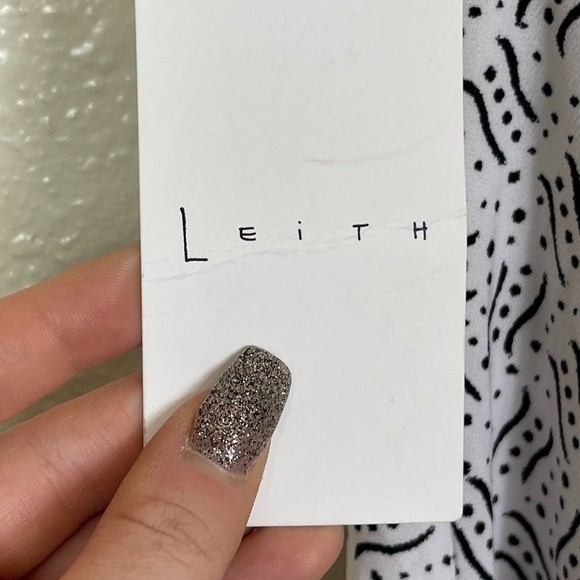 LEITH Nordstrom Black & White Strappy Twirl Dress Women's size XS NWT's - Picture 7 of 9